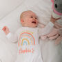 Personalised Big And Little Sister Brother Rainbow Set, thumbnail 2 of 12