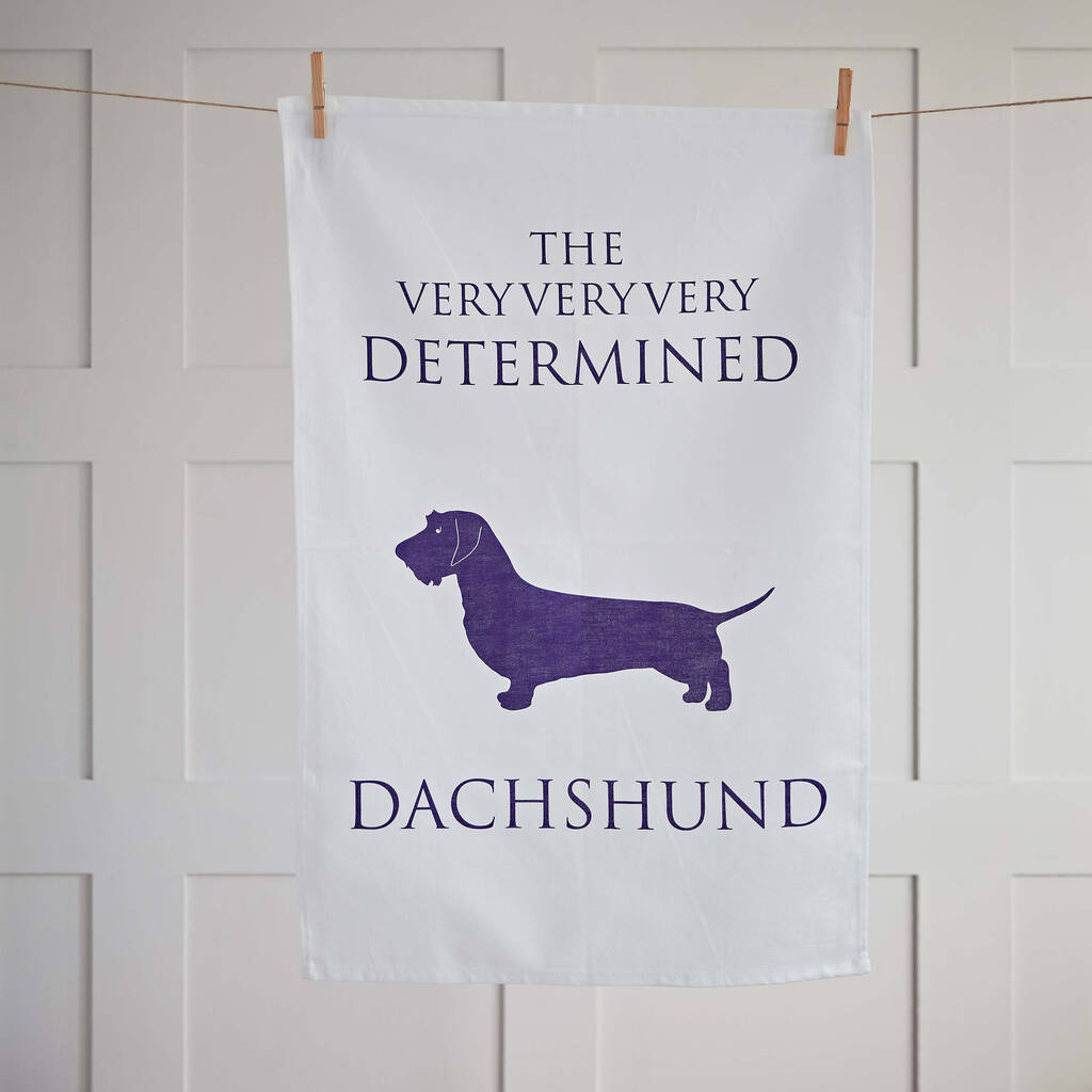 Dachshund Tea Towel By Bottle Green Homes Dachshund Tea Towel By Bottle Green Homes