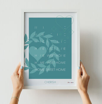 'Home Sweet Home' Family Poster Print, 2 of 2