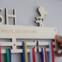 Swimming Personalised Medal Hanger, thumbnail 4 of 6