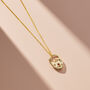 9ct Gold Heart Padlock Necklace, thumbnail 2 of 4