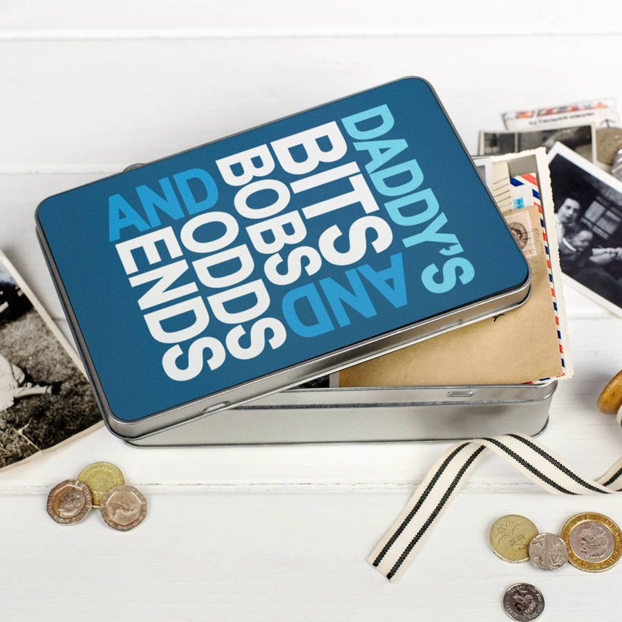 Personalised 'Bits And Bobs' Storage Tin, 1 of 5