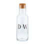 Personalised Initials Printed Water Carafe With Cork, thumbnail 4 of 9