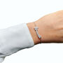 Comet Bracelet Rose Or Gold Plated 925 Silver, thumbnail 2 of 7
