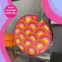 Retro Pattern Vinyl Lp Record Holder, thumbnail 1 of 6