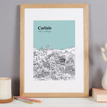 Personalised Carlisle Print, 7 of 8