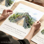 USA Travel Poster Of Grandfather Mountain, thumbnail 1 of 7