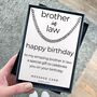 Amazing Brother In Law Birthday Curb Chain, thumbnail 6 of 6
