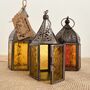 Set Of Three Sun Set Moroccan Lanterns, thumbnail 5 of 5