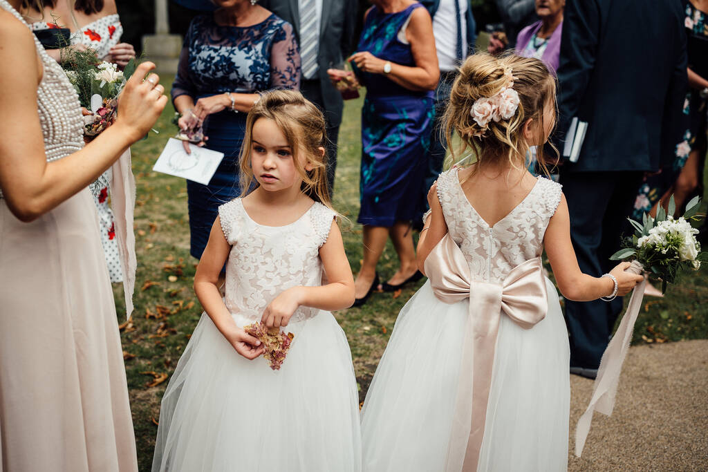 Maryanne Blush + White ~ Flower Girl Dress By LILLY + BO / THE RITUAL ...