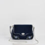 Rose Embroidered Blue Clutch, thumbnail 4 of 9