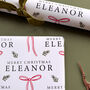 Personalised Botanical Bow Wrapping Paper, thumbnail 2 of 2
