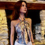 Limited Edition Orchid Floral 100% Silk Satin Scarf, thumbnail 1 of 11
