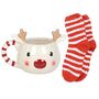 Rudolph Reindeer Mug And Socks Set, thumbnail 3 of 3