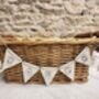 Wedding Card Box Bunting Card Banner For Basket Garland, thumbnail 8 of 8