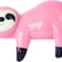 Pink Or Grey Sloth Money Box, thumbnail 9 of 12