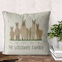 Personalised Llama Family Cushion, thumbnail 3 of 6