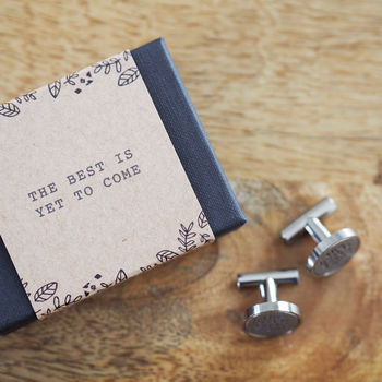 'The Best Is Yet To Come' Cufflinks, 3 of 5