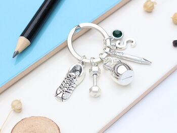 Personalised Personal Trainer Keyring Pt Thank You Gift, 8 of 10