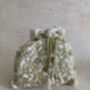 White Velvet Handcrafted Potli Bag, thumbnail 3 of 10