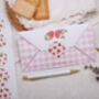 A4 Origami Writing Paper That Folds Into An Envelope With Strawberry Design, thumbnail 1 of 5