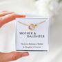 Mother And Daughter Gift, Interlocking Circle Gold Necklace, Jewellery Gift For Mum, thumbnail 1 of 8