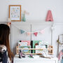 Personalised Pink And Sage Name Bunting, thumbnail 6 of 8