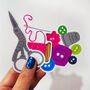 Set Of Three Sewing Inspired Vinyl Sticker Decals, thumbnail 3 of 4