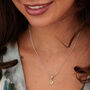 Peridot Necklace, August Birthstone, thumbnail 3 of 9