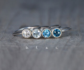 Topaz Necklace In Sterling Silver, November Birthstone Necklace, 5 of 8