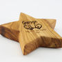Personalised First Christmas Wood Star With Nine Images, thumbnail 5 of 6