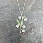 Lily Of The Valley Flowers Necklace, thumbnail 4 of 5