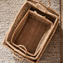 Alnwick Set Of Three Woven Seagrass Baskets, thumbnail 3 of 6