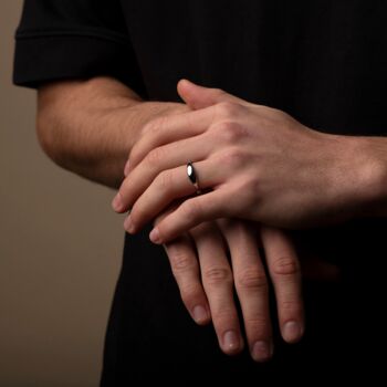 Silver 6 Mm Band Ring For Men And Women, 4 of 12
