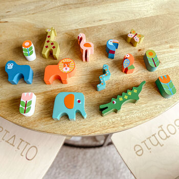 Stacking Wooden Animal Toys, 5 of 5
