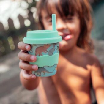 Dinosaur Babychino Cup And Straw, 2 of 2