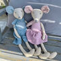 Personalised Large Linen Mouse, thumbnail 5 of 10