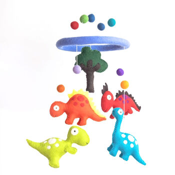 Choice Of Three Felt Dinosaur Mobiles, 5 of 5