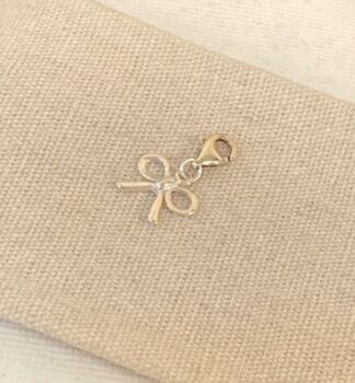 Sterling Silver Bow Charm, 3 of 6