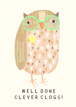 Congratulations Owl Card, 2 of 3
