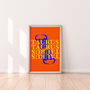 Taurus Zodiac Typography Print, thumbnail 6 of 6