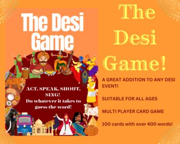The Desi Game! Desi Card Game, 2 of 9