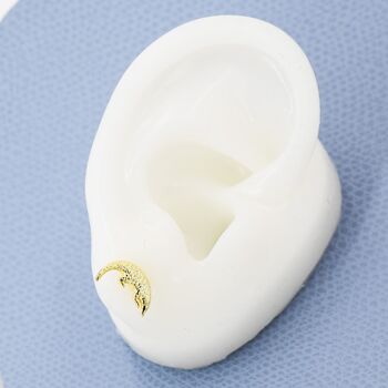 Sterling Silver Pangolin Stud Earrings, 7 of 11