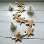 Wooden Stars And White Beads Garland, thumbnail 2 of 2