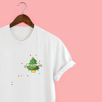 Personalised Unisex Christmas T Shirt, 2 of 3