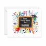 Personalised Back To School Blackboard Card, thumbnail 5 of 7