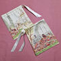 Organic Cotton Reusable Pouch With Vintage French Gardens Print, thumbnail 3 of 5