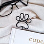 Personalised Paw Print Name Bookmark, thumbnail 2 of 7