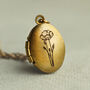 Tiny Oval Personalised Locket Necklace, thumbnail 5 of 12