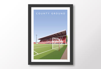 Swindon Town County Ground Poster, 8 of 8